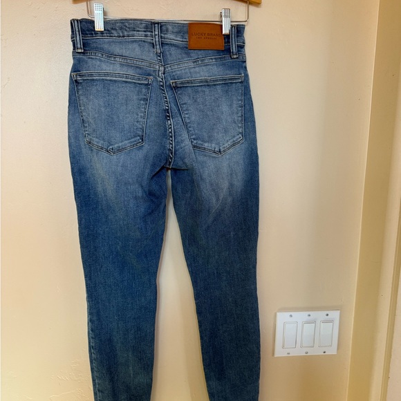 Lucky Brand High Rise Blue Jeans - Picture 2 of 6
